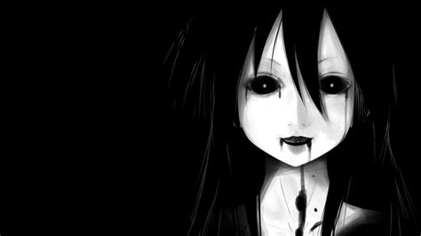 Black And White Anime Girl Wallpapers Top Free Black And White Anime