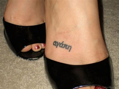 So whether you want a small drawing for your hand or forearm, or a fiery 3d version on your back, chest or shoulder, there are endless possibilities. 50 Wonderful Wording Tattoos On Foot