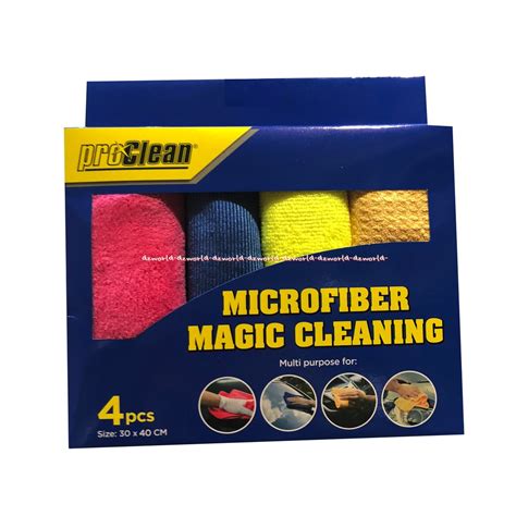 Jual Proclean Microfiber Magic Cleaning 4pcs Kain Lap Mobil Kain Lap