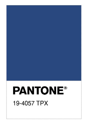 Colore Pantone® 19 4057 Tpx True Blue Numerosamenteit