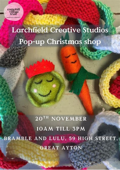 Larchfield Creative Studios Christmas Pop Up Shop Camphill Village Trust