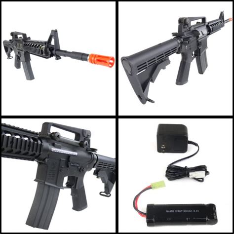 Electric King Arms Colt M4 Licensed Ris Fps 350 Ultra Grade Airsoft