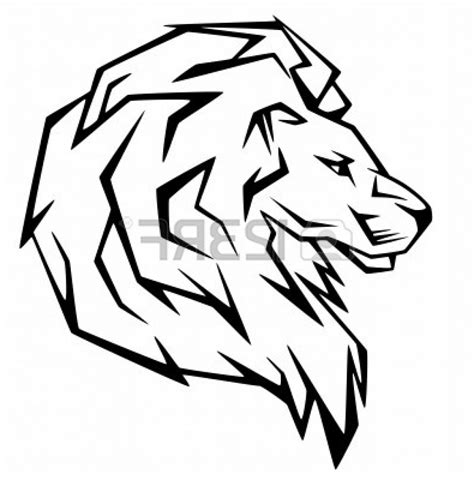 Draw the inner part of the mane fur as well the fur on the chin. Easy Drawing at GetDrawings | Free download