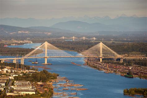 Aerial Photo Port Mann Bridge