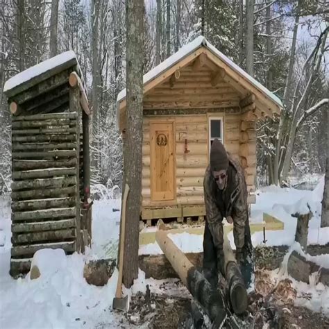 Surviving Winter In A Log Cabin Building Off Grid Foresthome