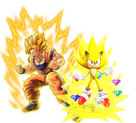 Super Saiyan Goku And Super Sonic By Banjo2015 On Deviantart