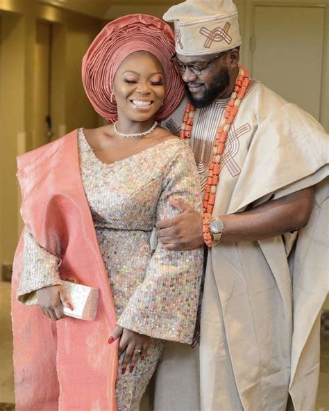 Yoruba Weddings Attire For Couples~ Yoruba Weddings African Traditional Wedding Dress
