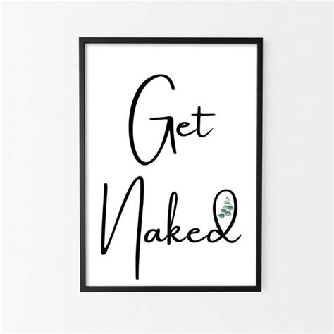 Naked Poster Etsy Uk