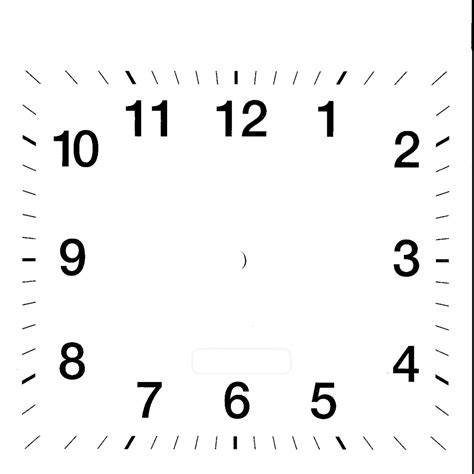 Printable Blank Clock Face Clipart Best