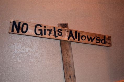 No Girls Allowed Sign Wood Pallet Sign By Thelastbestplacebaby