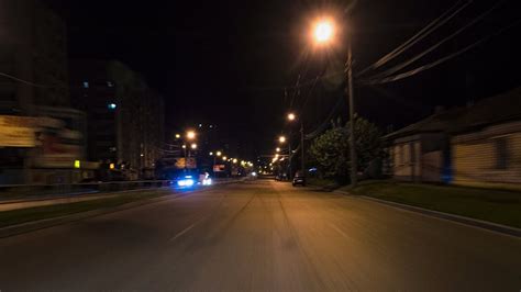 Timelapse Through The Empty Streets Of The Night City Youtube