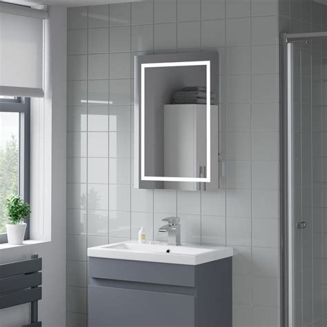 Artis Niteo Led Illuminated Mirror With Shaver Socket And Demister 500 X 700mm Mains Power