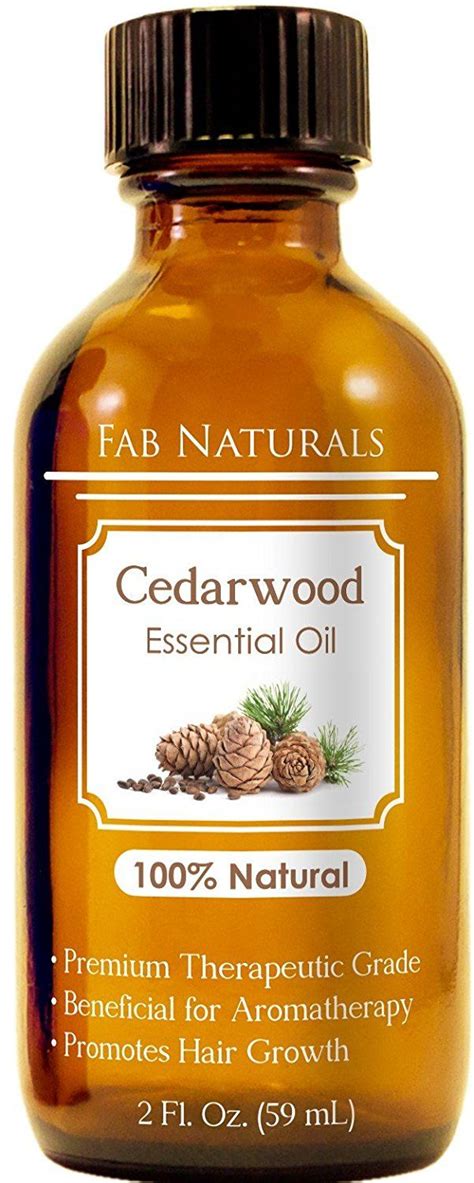 An accredited study carried out by department of dermatology, aberdeen royal infirmary, foresterhill, scotland in 1998 tested various essential oils, including cedarwood essential oil, on subjects suffering from hair loss. Cedarwood Essential Oil, 100% PURE Therapeutic Grade for ...