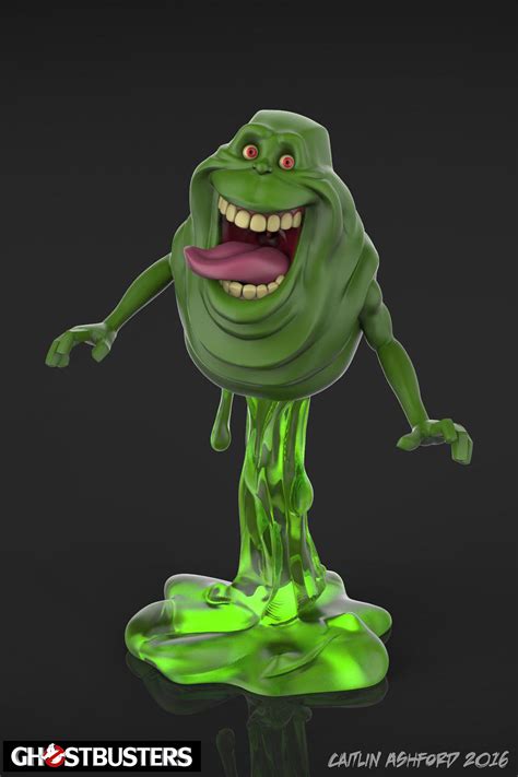 Ghostbusters 2016 Animated Slimer By Caitlin Ashford Ghostbusters