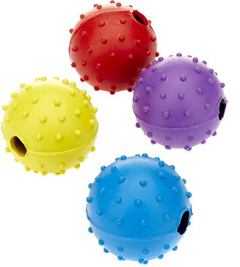 Pet Supplies Caldex Classic Rubber Pimple Ball With Bell 60mm X 12