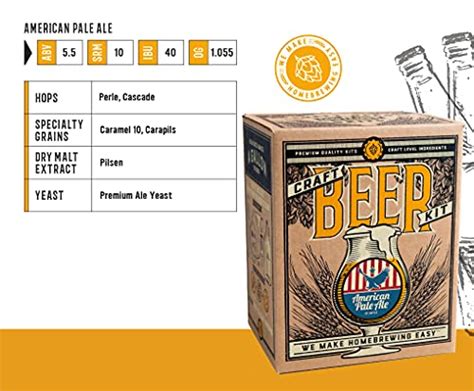 Craft A Brew American Pale Ale Beer Making Kit Make Your Own