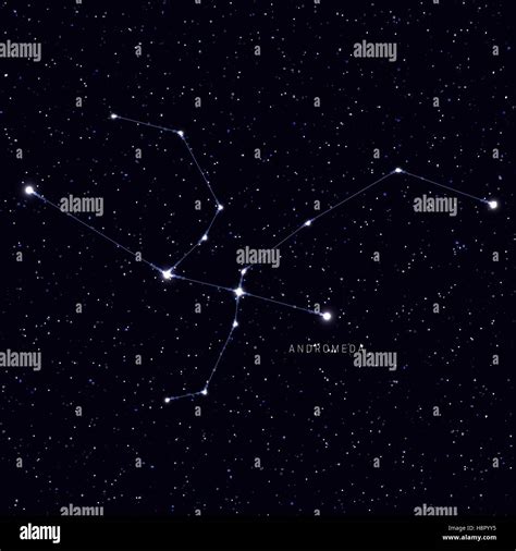 Star Constellation Andromeda Stock Vector Images Alamy