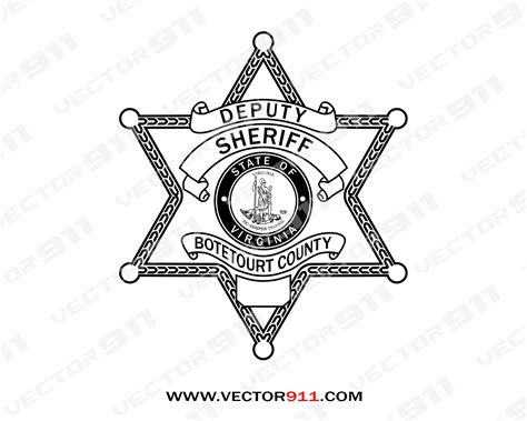 Wayne County Michigan Sheriff Department Badge - Vector911