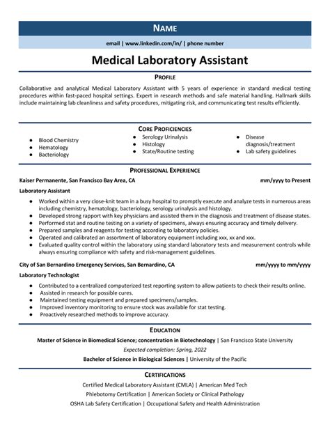 Lab Technician Cv Word - Medical Lab Technician Resume Samples Velvet Jobs : You need to have ...