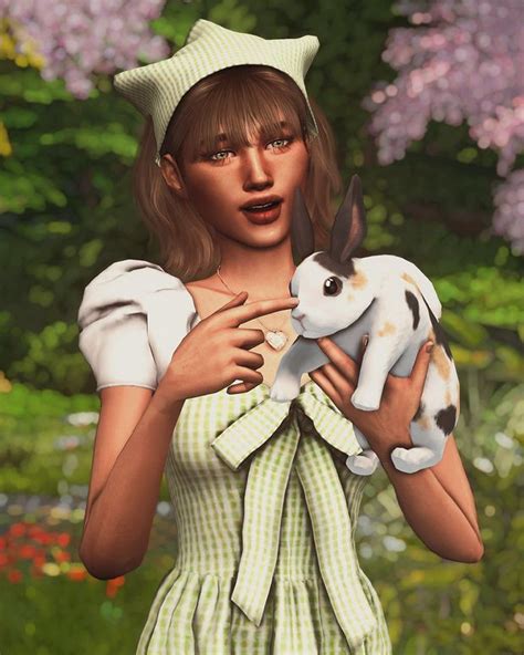 Bunny Pose Deco Bunny 🐇 Lazysimmies Sims 4 Pets Sims 4 Tumblr