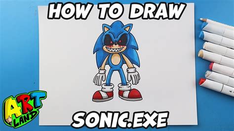 How To Draw Sonicexe Youtube