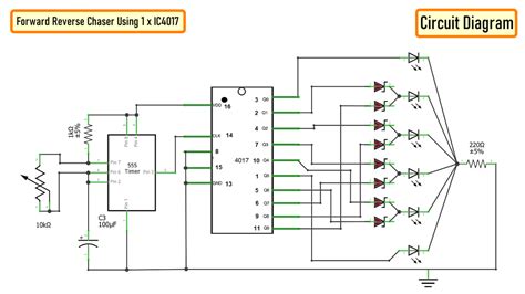 Led Chaser Circuits Using Ic4017 And Arduino Arduino Maker Pro