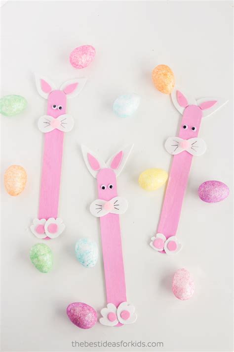 Popsicle Stick Easter Bunny Craft The Best Ideas For Kids