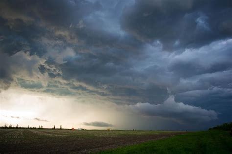 Prairie Storm Just North Of Drumheller Taken By Local Photographer