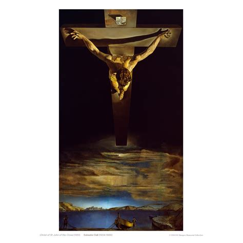 Salvador Dali Christ Of St John Of The Cross Print Glasgow Life