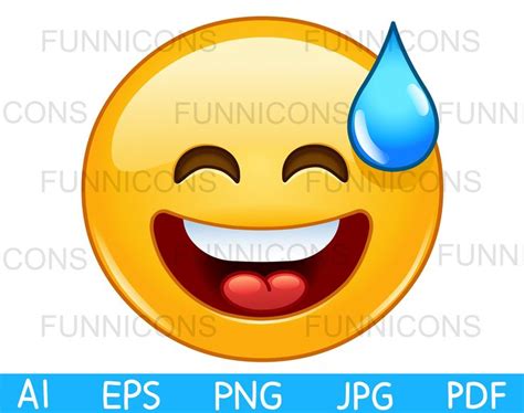 Clipart Cartoon Of A Smiling Grinning Emoji Emoticon With Open Mouth