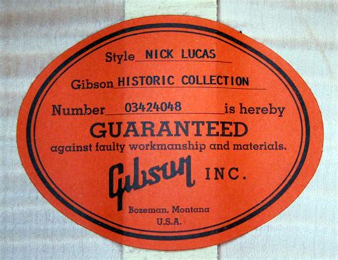 Es 335 Label And Sn Gibson Custom Gibson Brands Forums