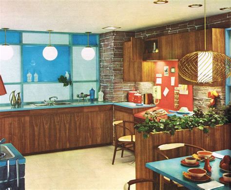 204 Best Images About Mid Century Modern Kitchens On Pinterest