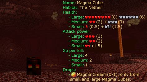 Minecraft Magma Cube Stats