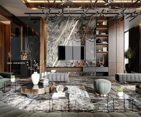 Some Spaces Of Our Interior Design For Villa In Dubai Modern Interior Design Living Room