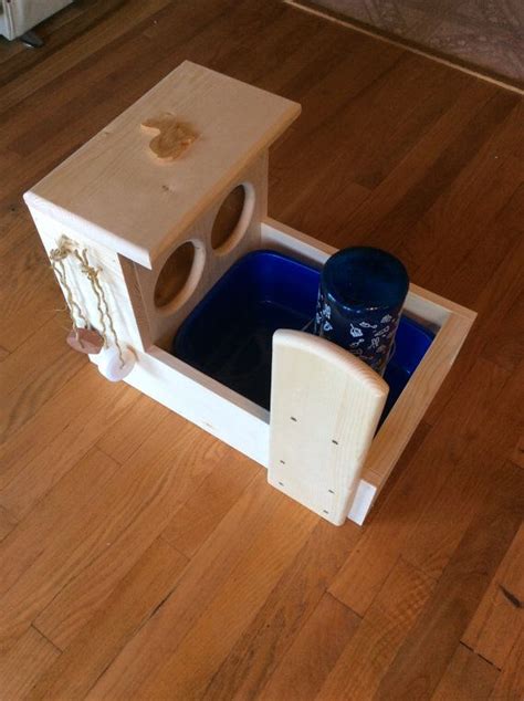 Bunny Rabbit Hay Feeder With Built In Water By Bunnyrabbittoys Rabbit