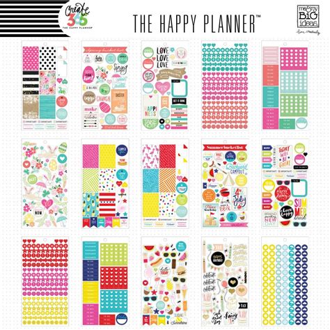 Create 365 The Happy Planner Sticker Value Pack Brilliant Year By Me