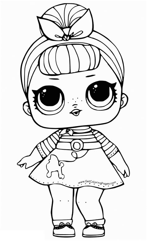 Lol Doll Coloring Pages Free Print Coloring Pages