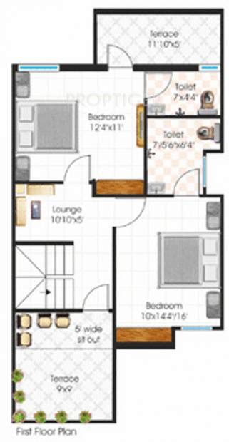 800 sqft total square footage only includes conditioned space and does not include with 1000 square feet or less these terrific tiny house plans prove that bigger isnt always better. 800 sq ft 3 BHK Floor Plan Image - Soumya Homes Tulip ...