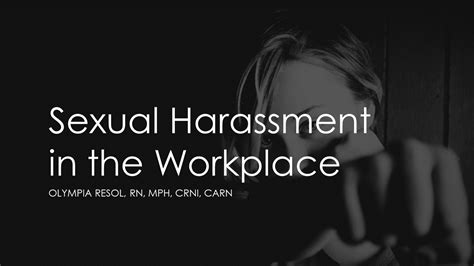 Educate Simplify Sexual Harassment In The Workplace