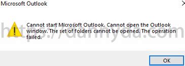 How To Fix Microsoft Outlook Cannot Start Microsoft Outlook Cannot Open The Outlook Window