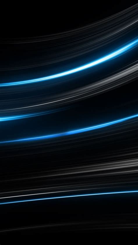 Perfect screen background display for desktop, iphone, pc, laptop, computer, android phone, smartphone, imac, macbook, tablet, mobile device. Wallpaper lines, black, blue, 4k, OS #15378