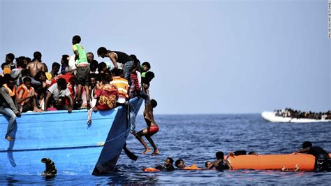 Migrant Crisis Photos Show Horror Panic On Boats Cnn