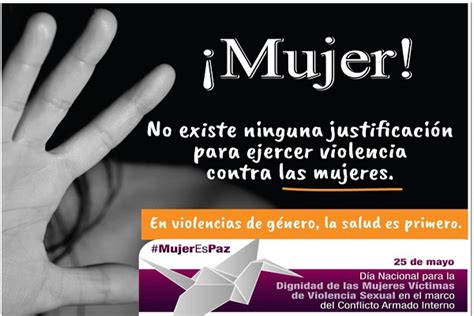 25 de mayo día nacional para la dignidad de las mujeres víctimas de violencia sexual