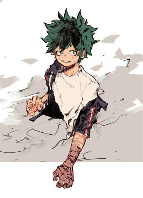 Boku No Hero Academia Midoriya Izuku Mha Coloriage Manga