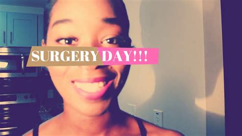 VLOG 5 SURGERY DAY From An A Cup To Small C Cup Correction On Size