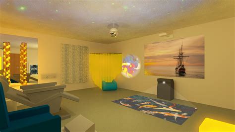 Dementia Patients Responding To Sensory Therapy Rooms