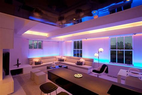 Modern Apartment Interior Design With Modern Led Mood Lighting By Joel