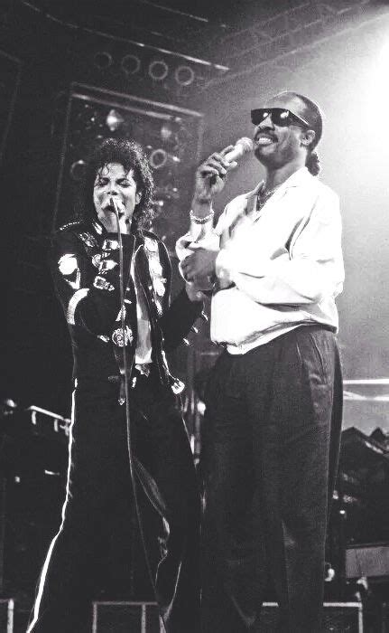 Michael Jackson And Stevie Wonder
