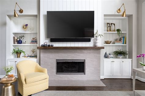 How To Decorate A Mantel When You Have A Tv Above It — Designed