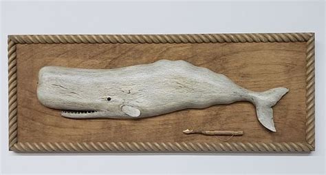 Art Collectibles Whale Sperm Whale Moby Dick Porcelain Miniature Art
